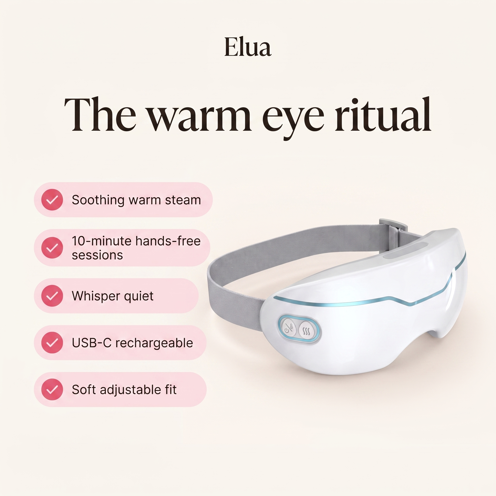 Elua Steam Eye Massager