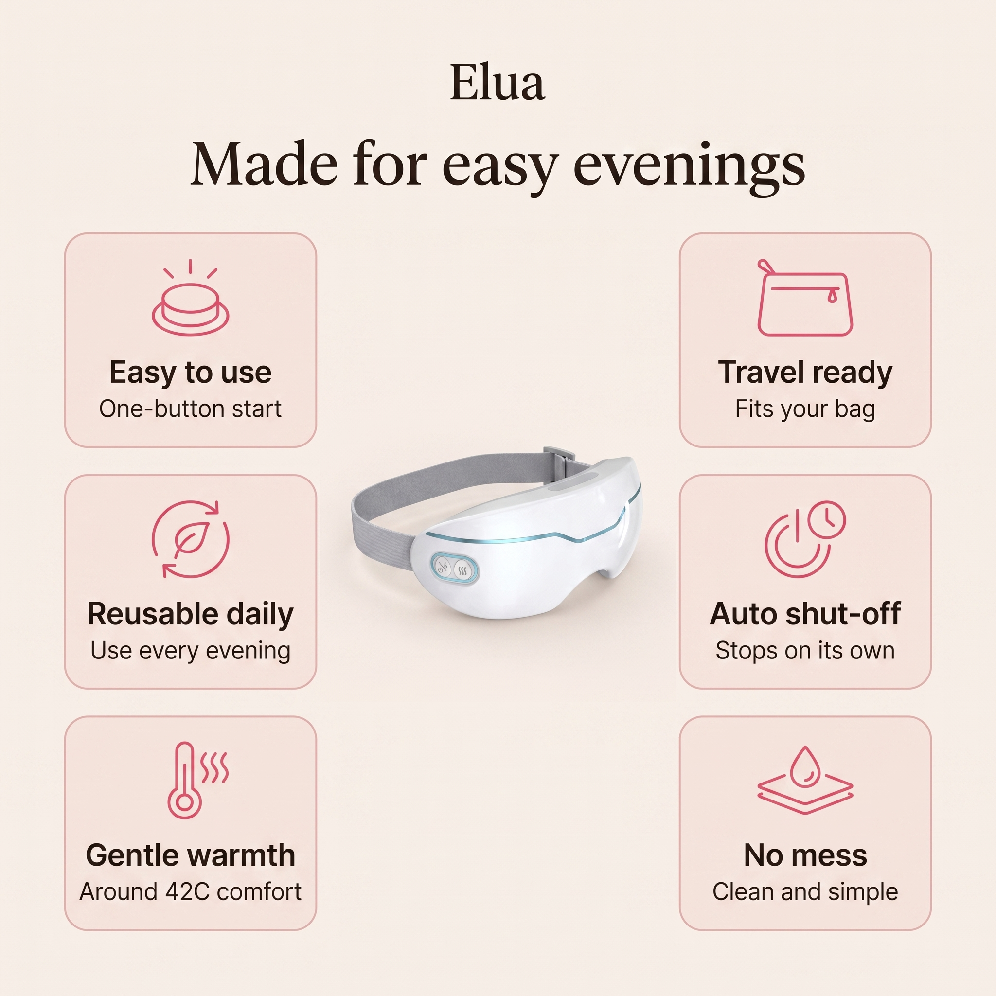 Elua Steam Eye Massager
